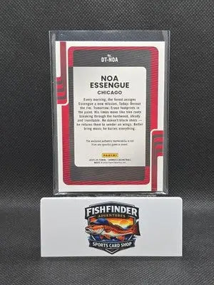 25-26 Donruss Threads Noa Essengue rc #DT-NOA Chicago Bulls! - Basketball Card Single
