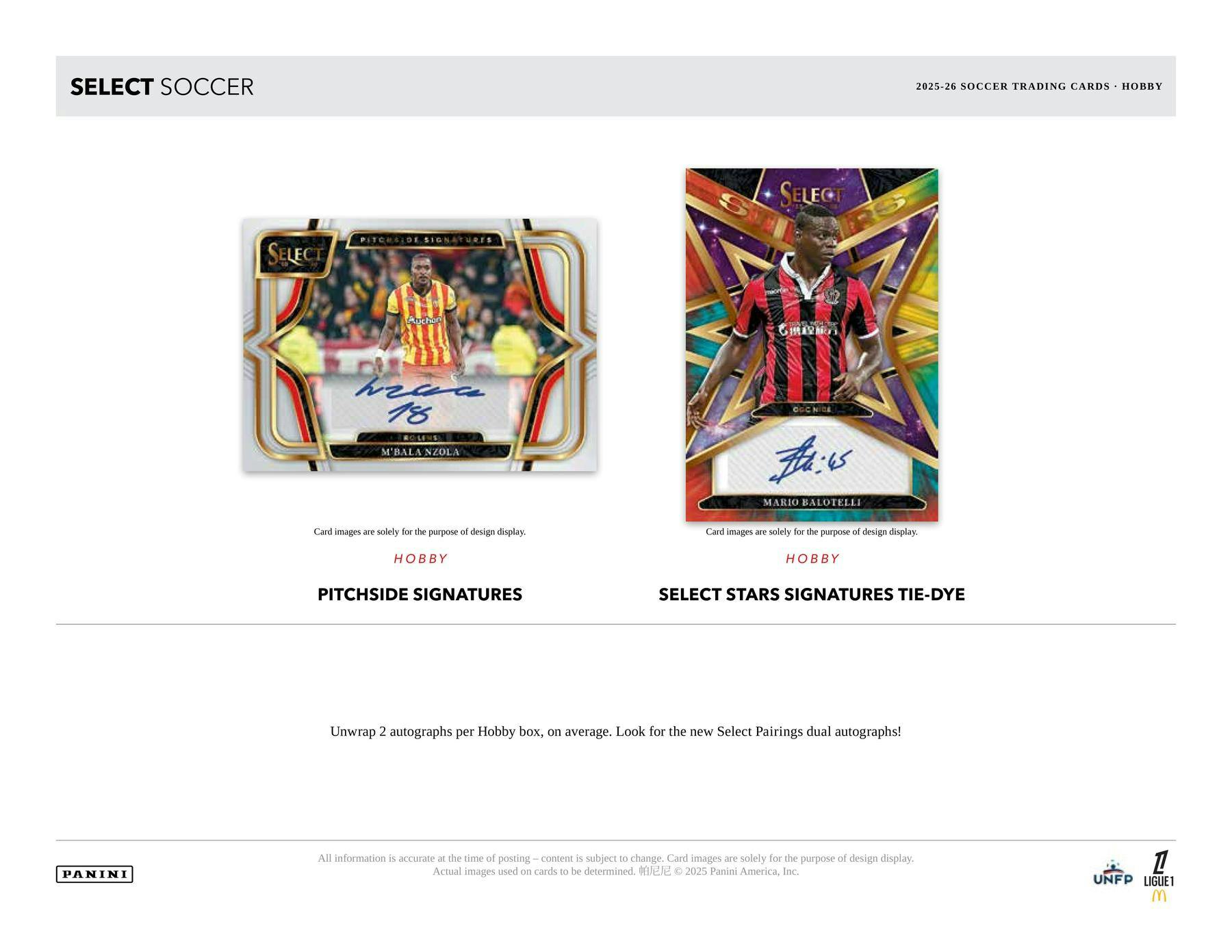 2025/26 Panini Select Ligue 1 Soccer H2 Box | Columbia Sports Cards | Columbia Hobby - Sports Card Boxes - Toploaders - Card Savers.