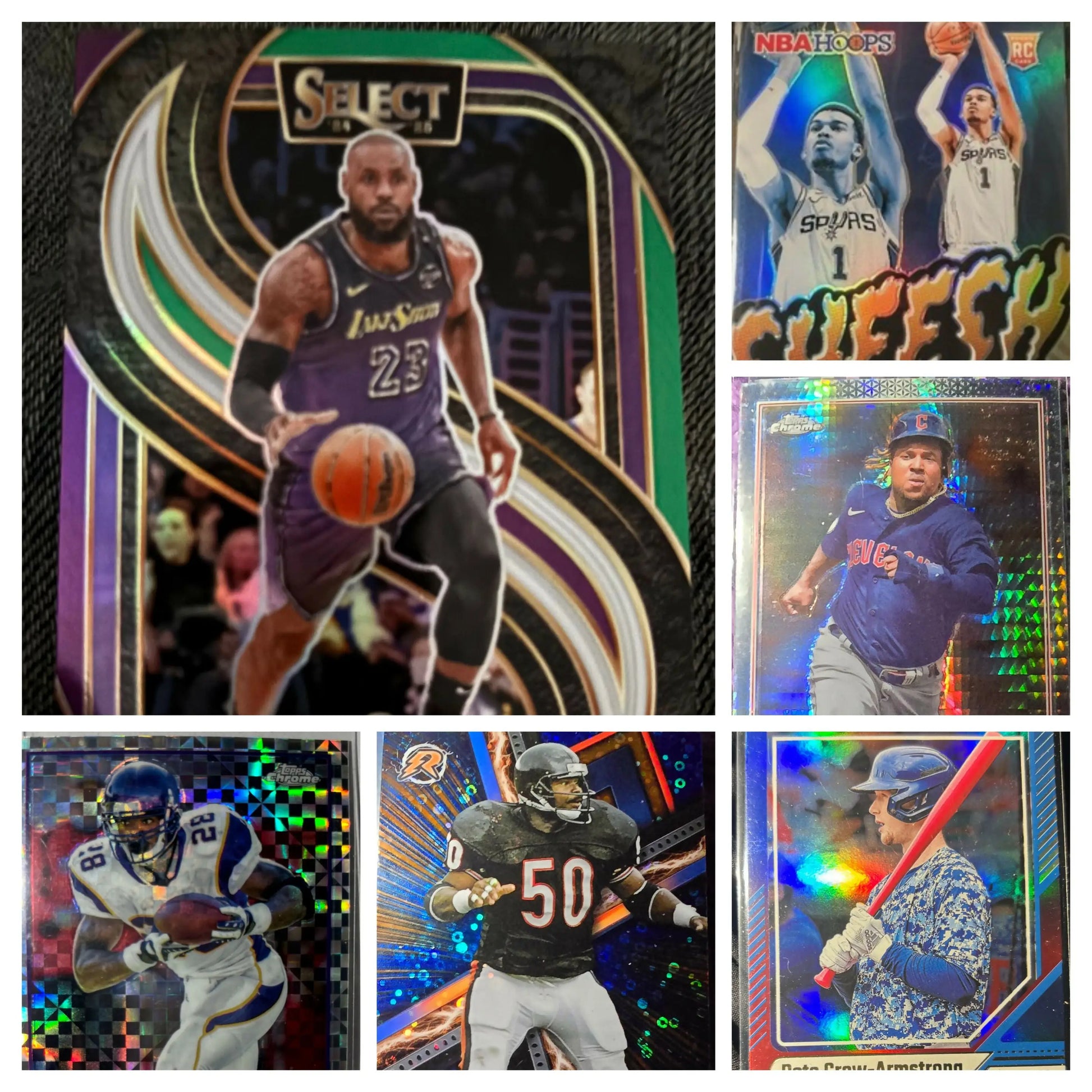 25-card LOT OF ASS. VAR. OF REFRACTORS PRIZMS HOLOS W/ STARS VETS RC’s READ DES. FOR DETAILS 2X-3X OR MORE $$$ BV