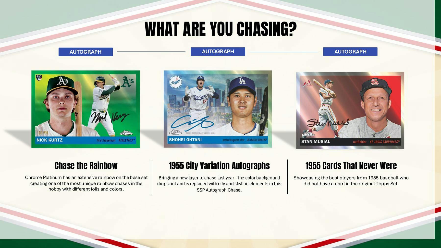 2025 Topps Chrome Platinum ’55 Baseball Hobby Box | Columbia Sports Cards | Columbia Hobby - Sports Card Boxes - Toploaders - Card Savers.