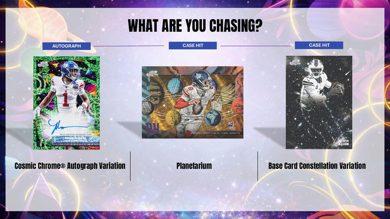 2025 Topps Cosmic Chrome Football Hobby Box | Columbia Sports Cards | Columbia Hobby - Sports Card Boxes - Toploaders - Card Savers.