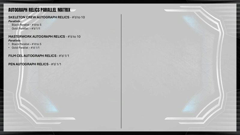 2025 Topps Star Wars Masterwork Hobby Box | Columbia Sports Cards | Columbia Hobby - Sports Card Boxes - Toploaders - Card Savers.