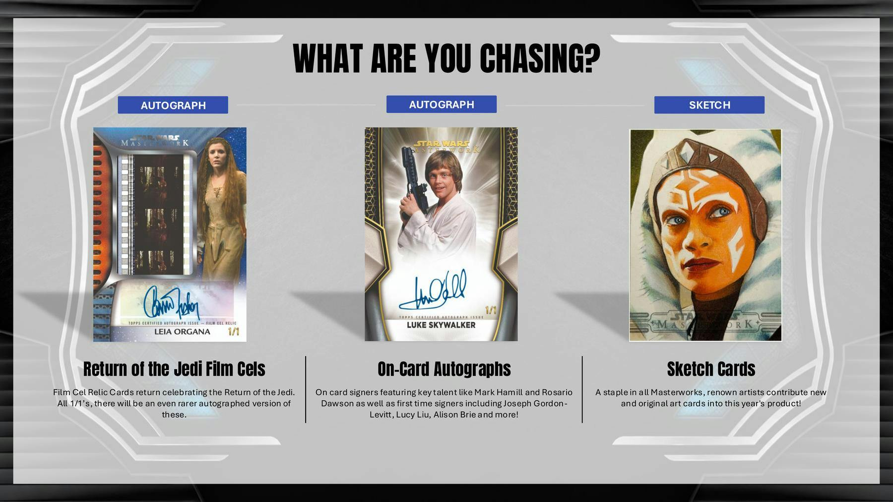2025 Topps Star Wars Masterwork Hobby Box | Columbia Sports Cards | Columbia Hobby - Sports Card Boxes - Toploaders - Card Savers.