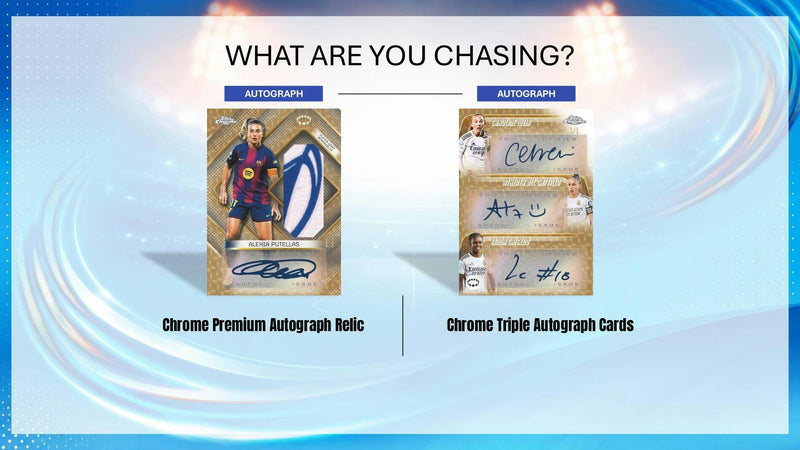 2025/26 Topps Chrome Women's UEFA Champions League Soccer Hobby Box | Columbia Sports Cards | Columbia Hobby - Sports Card Boxes - Toploaders - Card Savers.