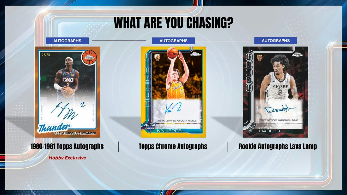 2025/26 Topps Chrome Update Series Basketball Blaster Box | Columbia Sports Cards | Columbia Hobby - Sports Card Boxes - Toploaders - Card Savers.