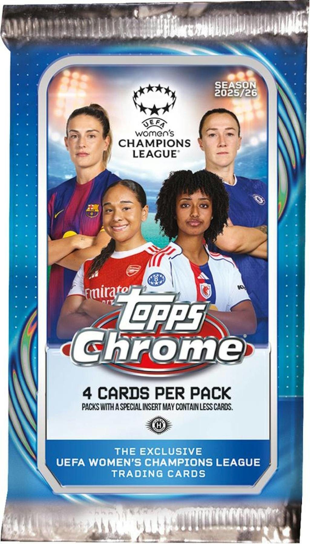 2025/26 Topps Chrome Women's UEFA Champions League Soccer Hobby Box | Columbia Sports Cards | Columbia Hobby - Sports Card Boxes - Toploaders - Card Savers.