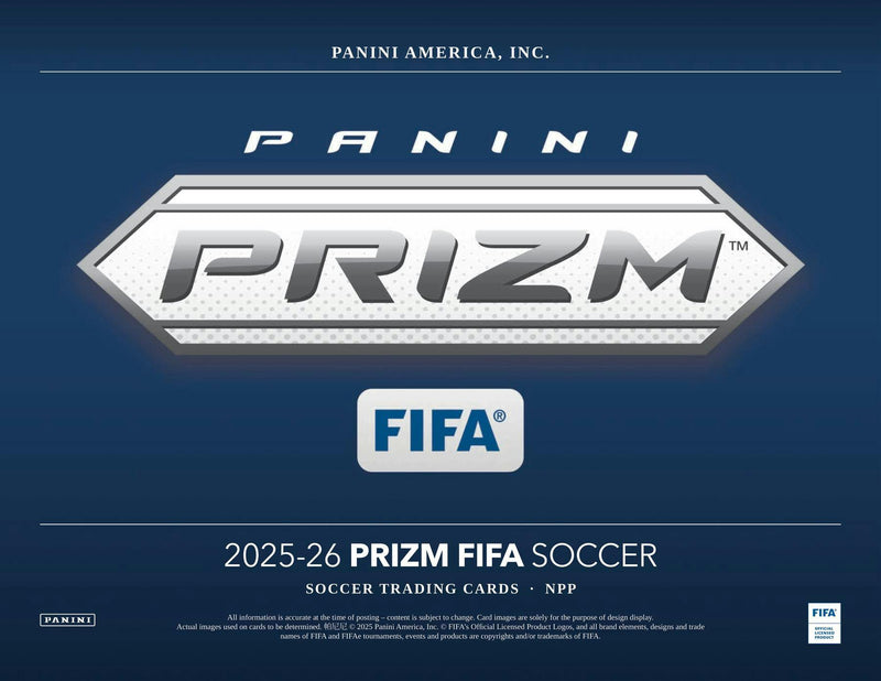 2025/26 Panini Prizm FIFA Soccer 24-Pack Retail Box | Columbia Sports Cards