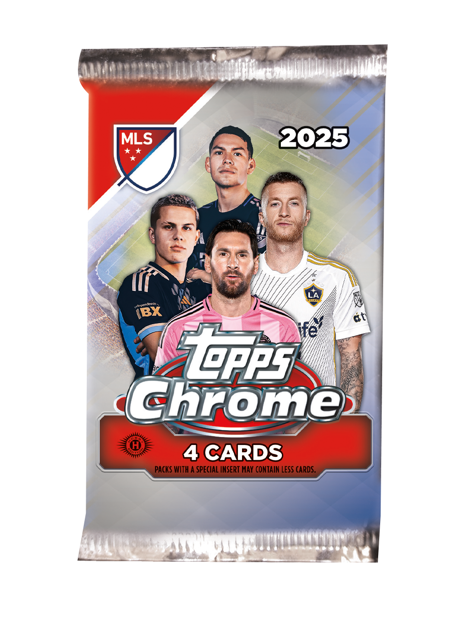 2025 Topps Chrome MLS Major League Soccer Value Box
