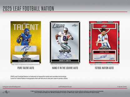2025 Leaf Football Nation Hobby Box | Columbia Sports Cards