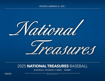 2025 Panini National Treasures Baseball Hobby Box | Columbia Sports Cards