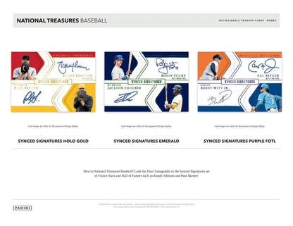 2025 Panini National Treasures Baseball Hobby Box | Columbia Sports Cards