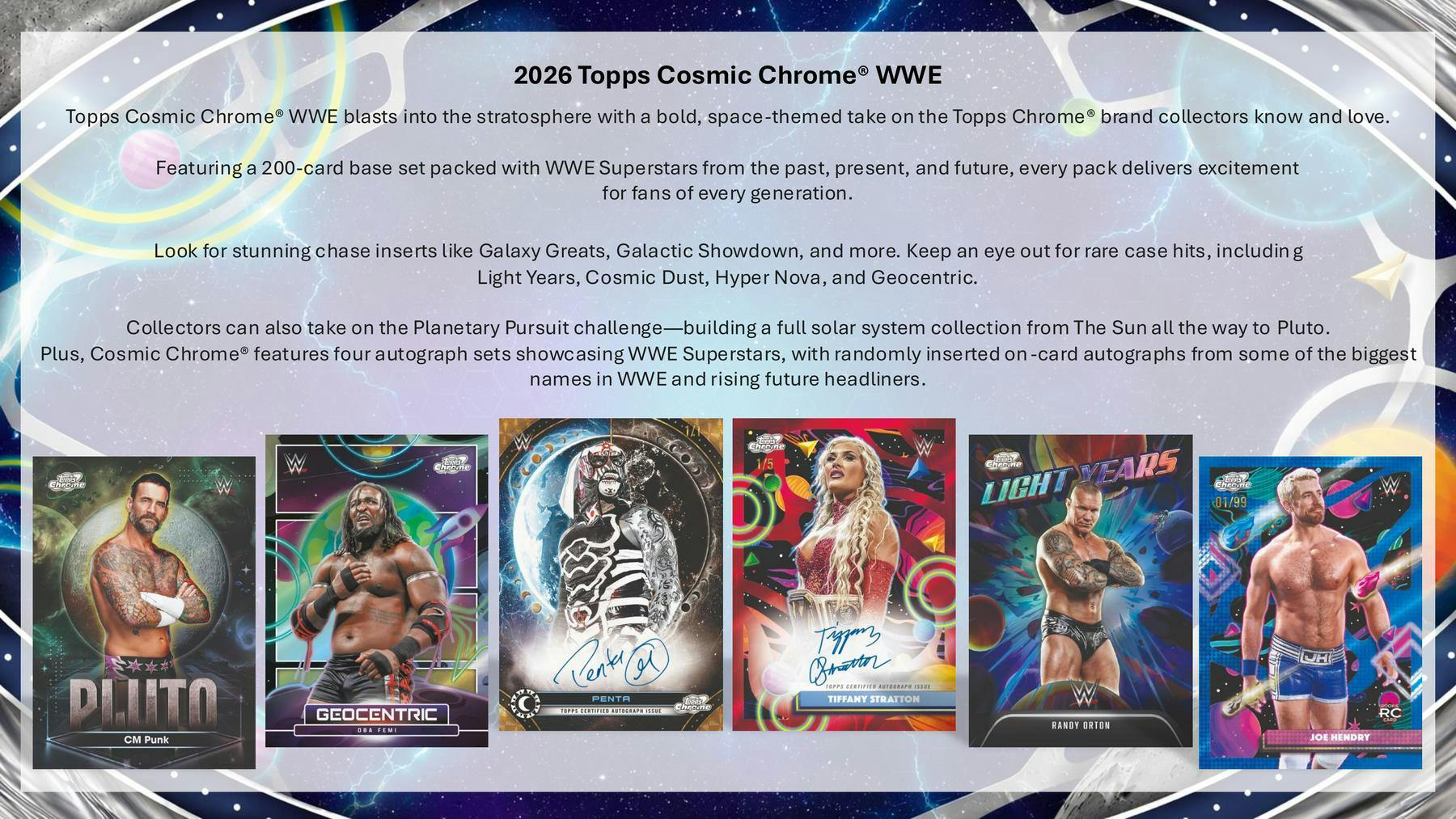 2026 Topps Cosmic Chrome WWE Wrestling Hobby Box | Columbia Sports Cards | Columbia Hobby - Sports Card Boxes - Toploaders - Card Savers.