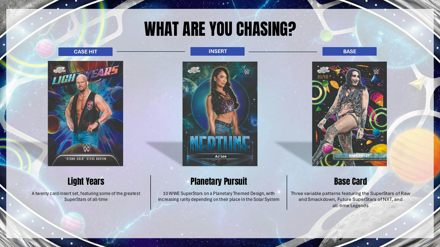 2026 Topps Cosmic Chrome WWE Wrestling Hobby Box | Columbia Sports Cards | Columbia Hobby - Sports Card Boxes - Toploaders - Card Savers.