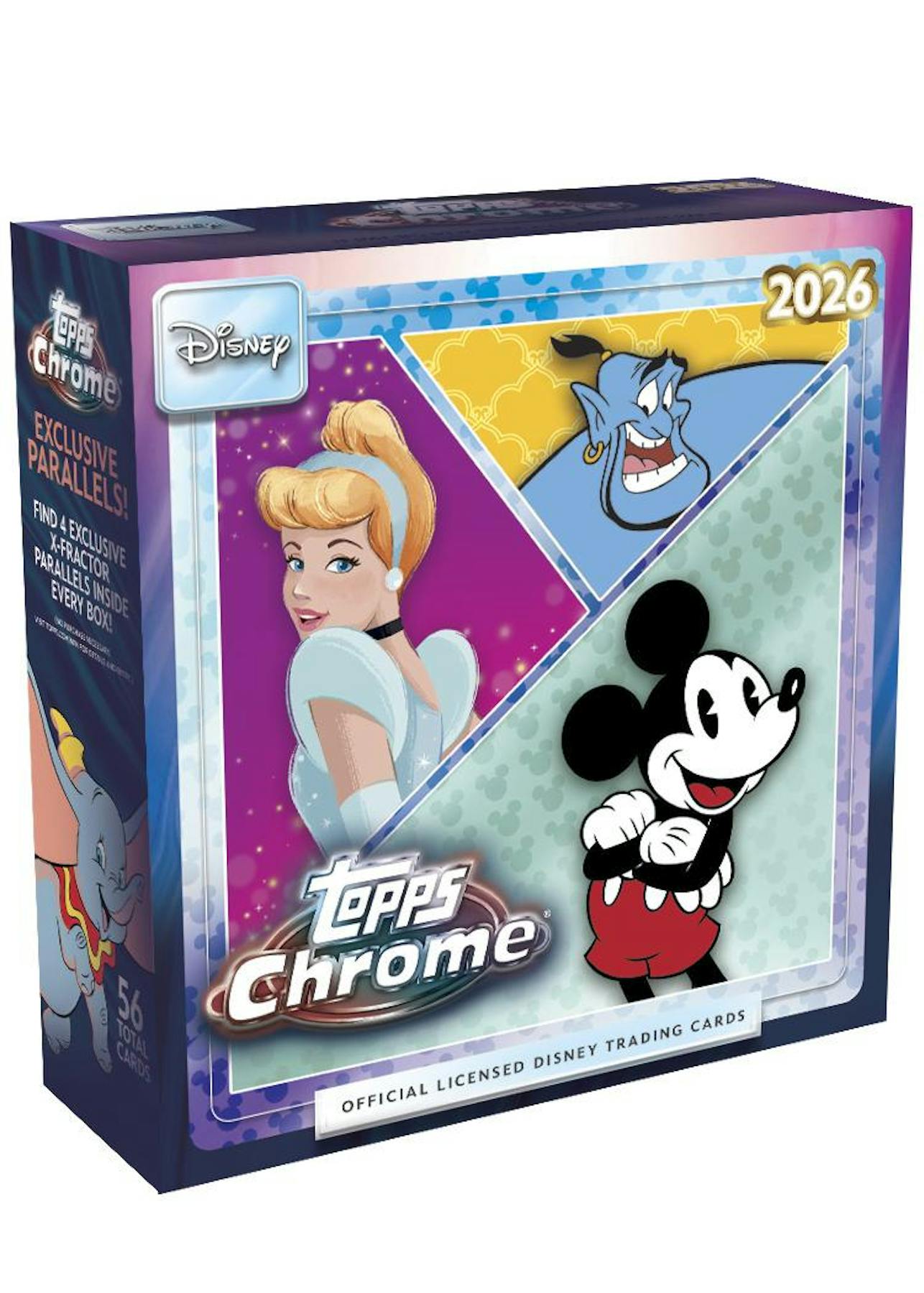 2026 Topps Chrome Disney Mega Box
Moana 10th Anniversary insert card from Topps Chrome Disney
Disney Princess Autograph card from Topps Chrome Disney
Art of Disney case hit insert card