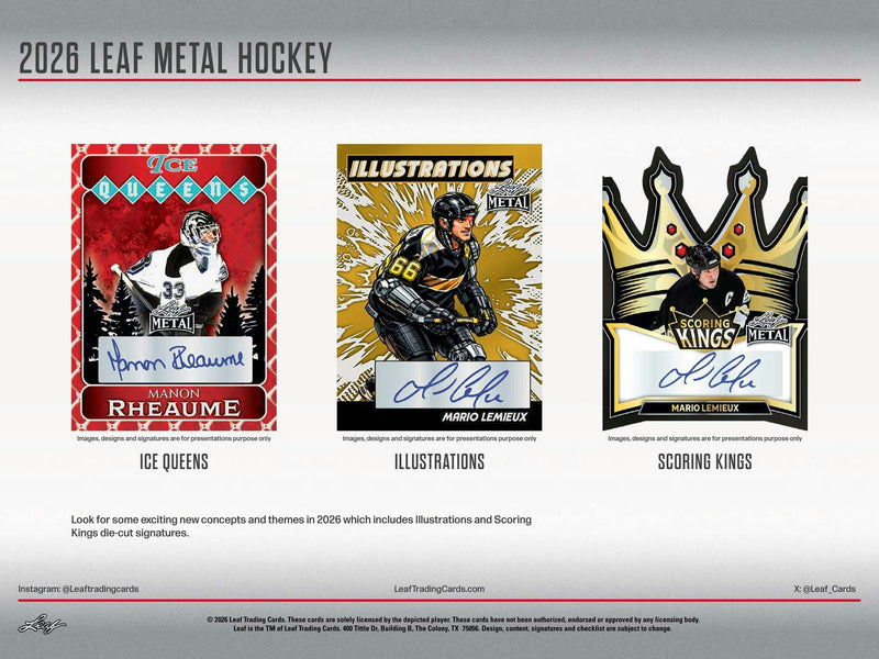 2026 Leaf Metal Hockey Hobby Box | Columbia Sports Cards | Columbia Hobby - Sports Card Boxes - Toploaders - Card Savers.