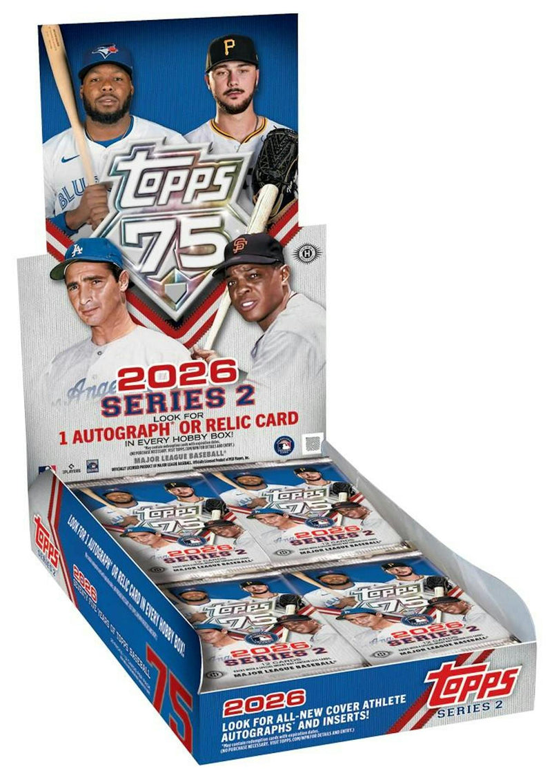2026 Topps Series 2 Baseball Hobby Box
Topps Series 2 Heavy Lumber insert card
2026 Topps Series 2 Diamond Dust insert