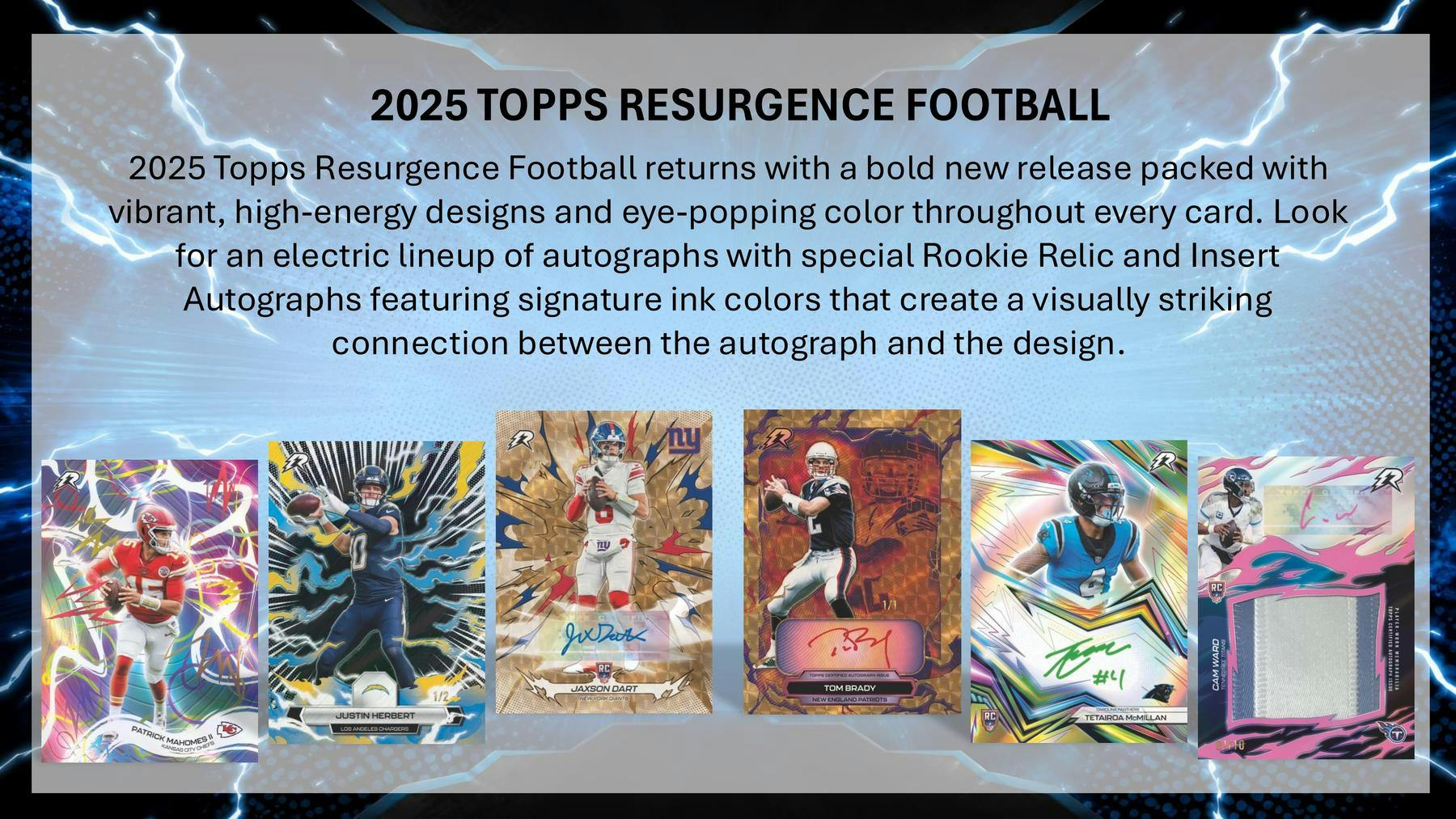2025 Topps Resurgence Football Blaster Box | Columbia Sports Cards | Columbia Hobby - Sports Card Boxes - Toploaders - Card Savers.