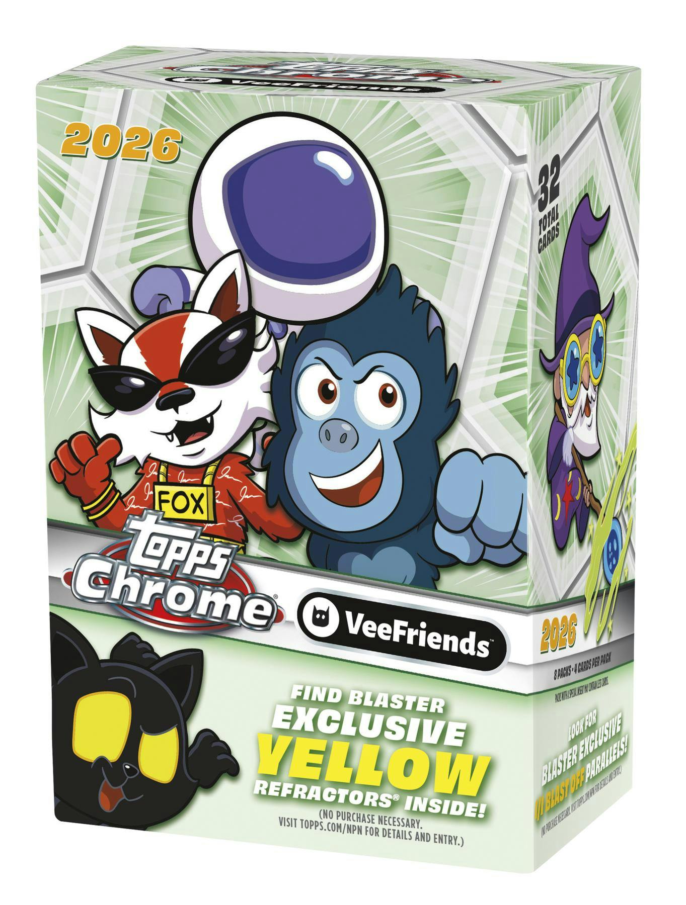 2026 Topps Chrome VeeFriends Blaster Box
Gary Vee autograph card from Topps Chrome VeeFriends
Topps Chrome VeeFriends Iconics case hit insert