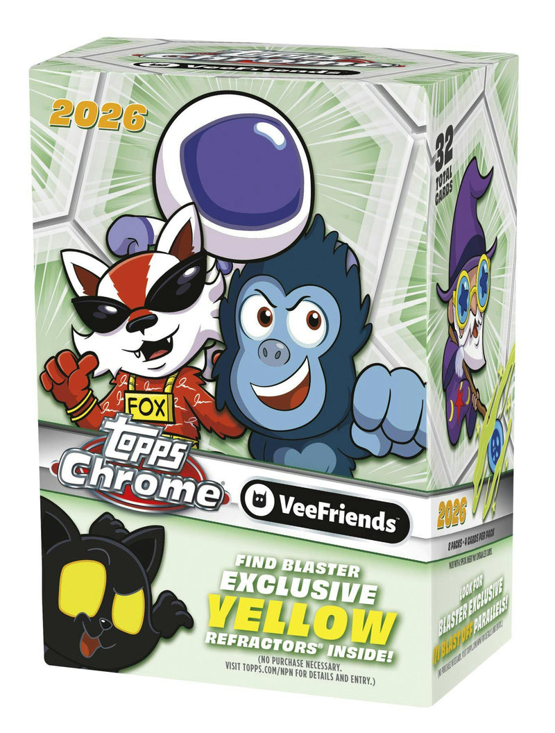 2026 Topps Chrome VeeFriends Blaster Box
Gary Vee autograph card from Topps Chrome VeeFriends
Topps Chrome VeeFriends Iconics case hit insert