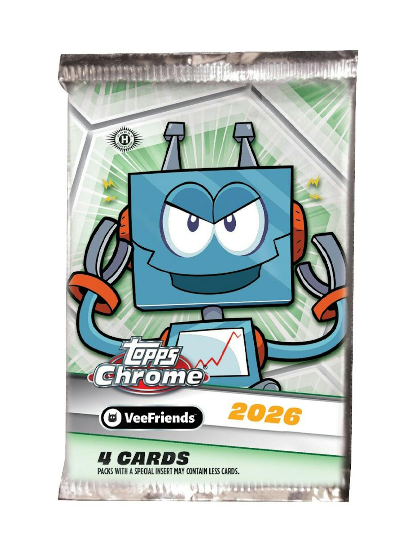 2026 Topps Chrome VeeFriends Hobby Box | Columbia Sports Cards | Columbia Hobby - Sports Card Boxes - Toploaders - Card Savers.