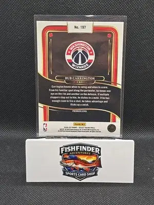 2024-25 Panini Select - Premier Level Bub Carrington #197 Blue (RC) - Basketball Card Single