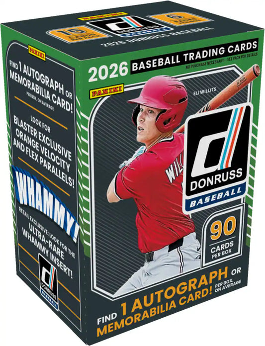 2026 Donruss Baseball Factory Sealed Blaster Box