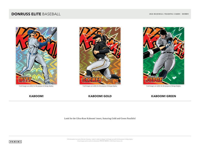 2026 Panini Donruss Elite Baseball Hobby Box | Columbia Sports Cards | Columbia Hobby - Sports Card Boxes - Toploaders - Card Savers.