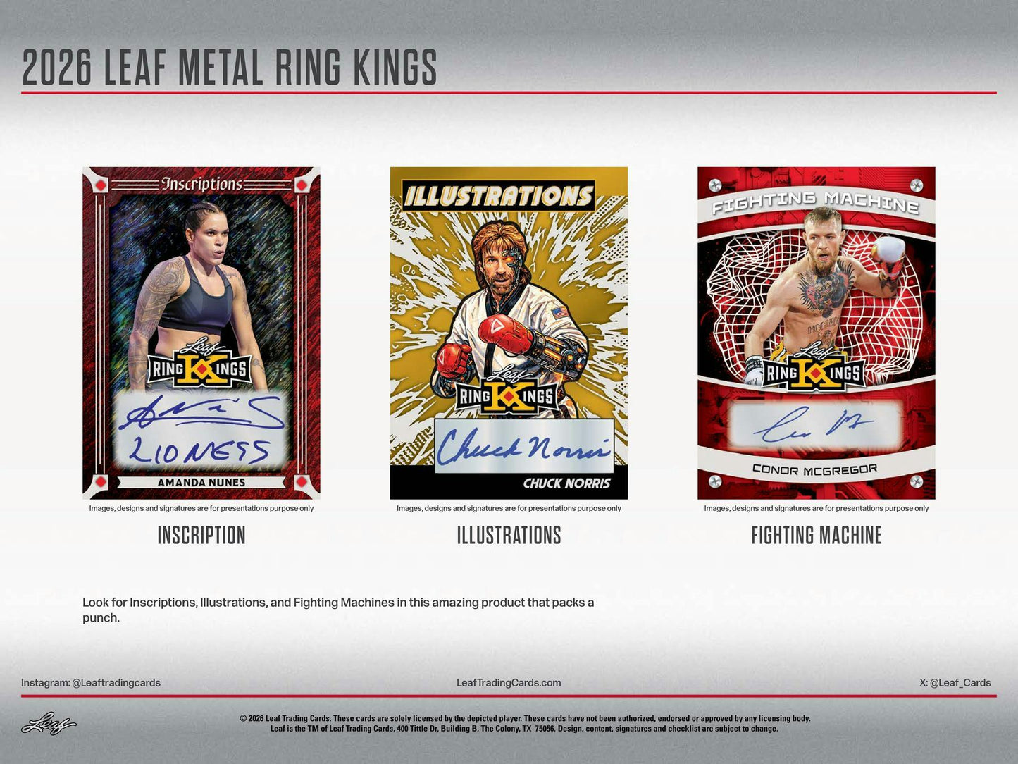 2026 Leaf Metal Ring Kings Boxing Hobby Box | Columbia Sports Cards | Columbia Hobby - Sports Card Boxes - Toploaders - Card Savers.