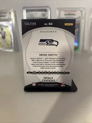 2024 Panini Totally Certified Geno Smith Neon Orange /399 Seahawks #84 - Football Card Single