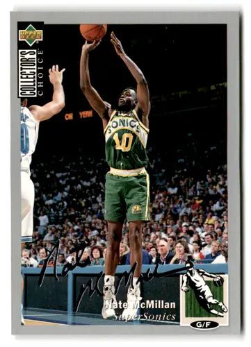 1994-95 Collector’s Choice Silver Signature #147 Nate McMillan NM-MT ID:81289 - Basketball Card Single