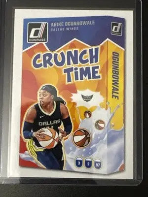 3 Card ARIKE OGUNBOWALE Lot 2025 Panini Donruss WNBA WINGS Inserts 10/49 - Basketball Card Single