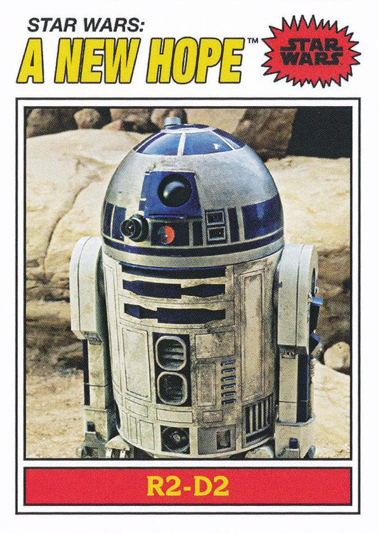 Star Wars Throwback Thursday 2023 Card #61 R2-D2 1977 Topps Baseball