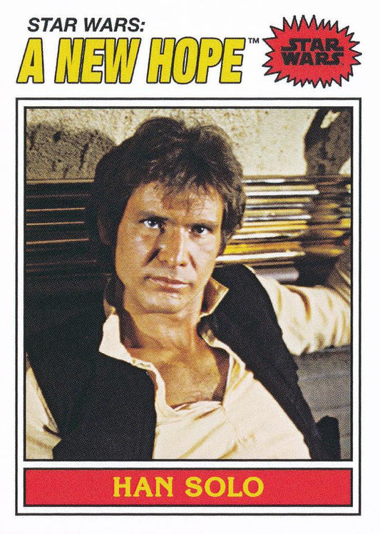 Star Wars Throwback Thursday 2023 Card #62 Han Solo 1977 Topps Baseball