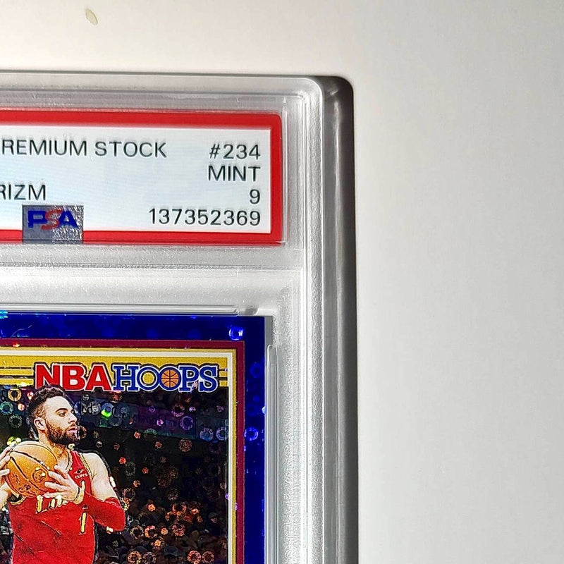 Max Strus 2023 Panini Hoops Premium #234 27/99 Blue Disco Prizm PSA 9 Mint