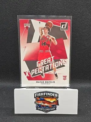 2024-25 Panini Donruss - Great X-Pectations Matas Buzelis #19 (RC) - Basketball Card Single