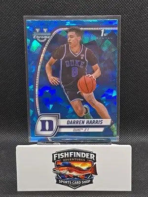 2024-25 Bowman University Chrome Sapphire Edition - Darren Harris #18 (RC) - Basketball Card Single