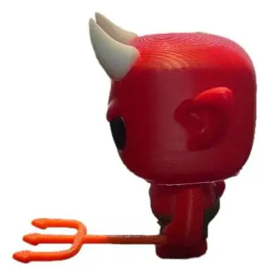 3D Printed Antyferno Figure – Devil with Pitchfork - Collectibles