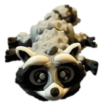 3D Printed Articulated Raccoon – 3D Printed Fidget Figure