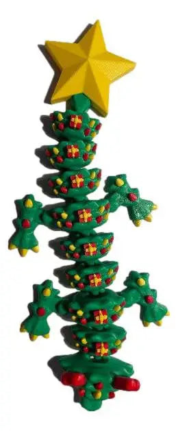 3D Printed Christmas Tree Dragon – 3D Printed Christmas Dragon Figurine - Other