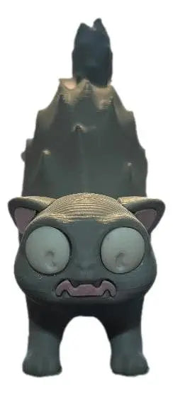 3D Printed Hiss_terical Cat Figure – Cat Figure - Collectibles