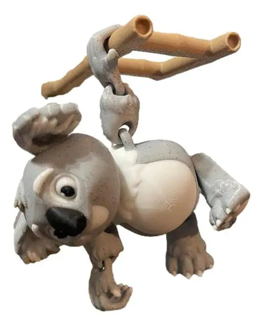 3D Printed Koala Figure – Articulated Animal - 4in