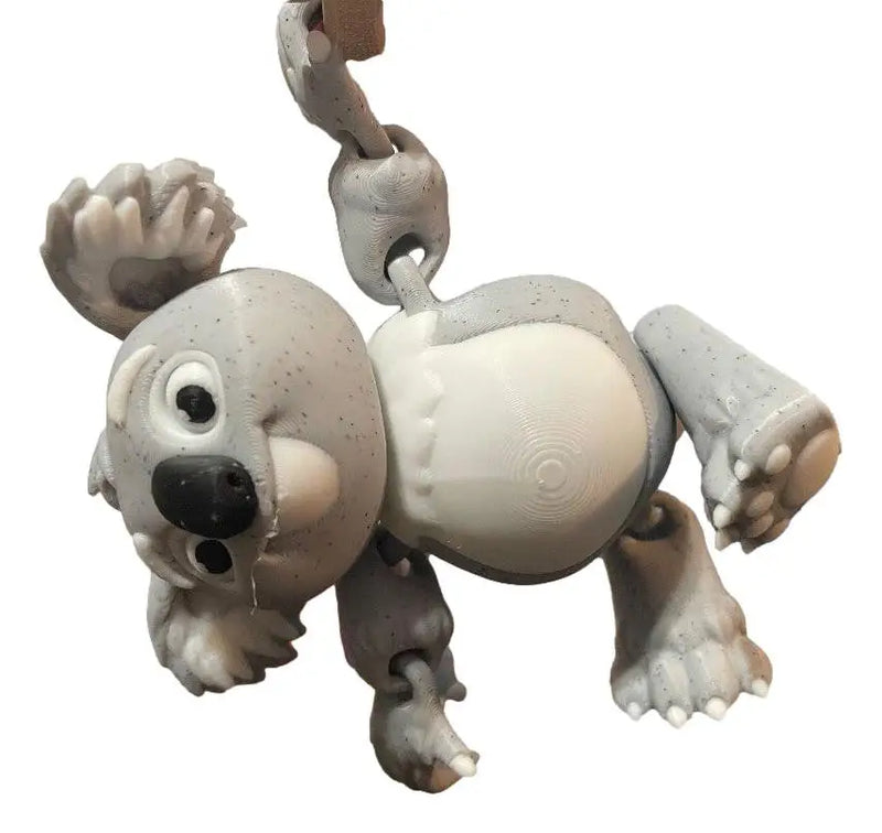 3D Printed Koala Figure – Articulated Animal - 4in