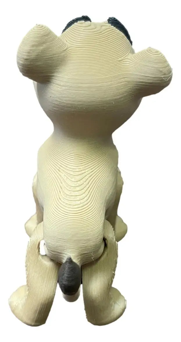 3D Printed Lion Female Figure – Articulated Multi-Color African Animal - Collectibles