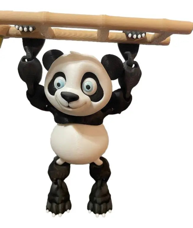 3D Printed Panda Figure – Articulated Animal - 5in