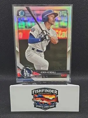 2018 Bowman - Chrome Prospects Jeren Kendall #BCP23 Refractor /499 (RC) - Baseball Card Single