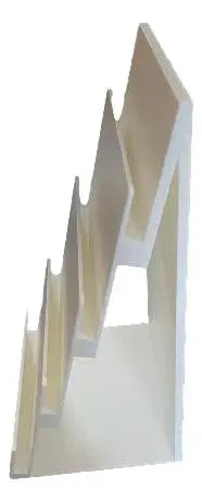 4-Tier Trading Card Display Stand Holds PSA SGC Slabs Sports Cards & TCG White - Supplies