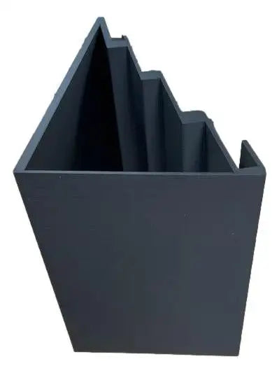 4-Tier Trading Card Display Stand Holds PSA SGC Slabs Sports Cards & TCG Black