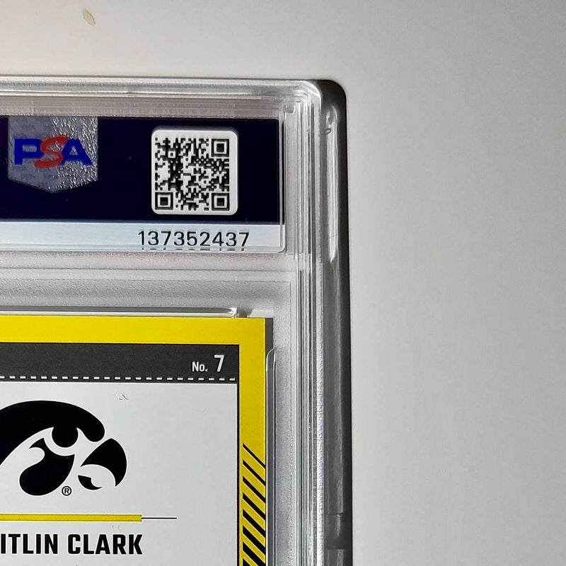 Caitlin Clark Collection 2024 #7 007/199 Donruss Floating Hearts PSA 9 Mint