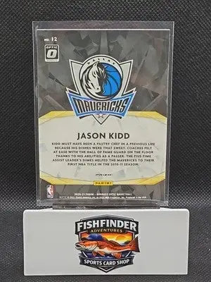 2020-21 Panini Donruss Optic - Winner Stays Jason Kidd #12 Purple Prizm - Basketball Card Single