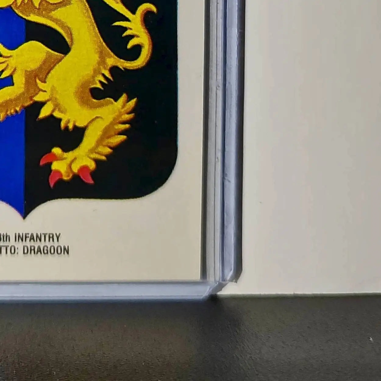 48th Infantry Motto: Dragoon 1991 Topps Desert Storm #10 Sticker Card - Non-Sports Card Single